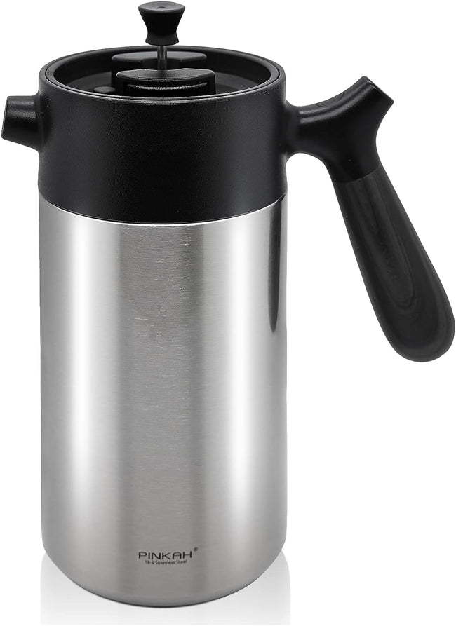 PINKAH 32 Oz Stainless Steel French Press Coffee Maker with Filter