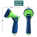 GREEN MOUNT Garden Hose Nozzle, Water Hose Spray Nozzle with Thumb Control On Off Valve