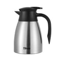 Tiken 34 Oz Thermal Coffee Carafe, Stainless Steel Insulated Vacuum Coffee Carafes for Keeping Hot, 1 Liter Beverage Dispenser