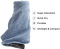 FreeLand Microfiber Camping Towels Quick Dry Super Absorbent Blue Marle