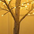 LED Birch Tree 6ft 480L LED Christmas Decorations Lighted Tree Decor