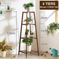 4 Layers Simplicity Metal Stand For Plants Landing Type Light Extravagant Multi-storey Shelf Indoor Flowerpot Frame Flower Stand
